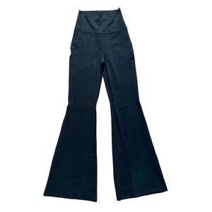 Beyond Yoga Flare High Waisted Spacedye Pants Womens XS Black Sporty Athletic